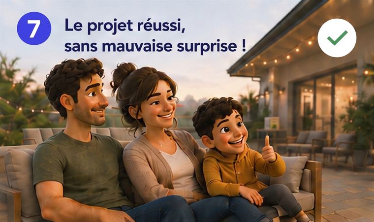 Étape 7 : Le projet réussi, sans mauvaise surprise